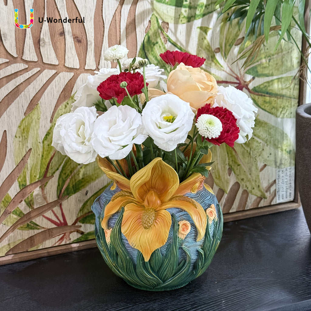 1pc Creative Flower Pot with Drainage Hole - Suitable for All Indoor and Outdoor Plants