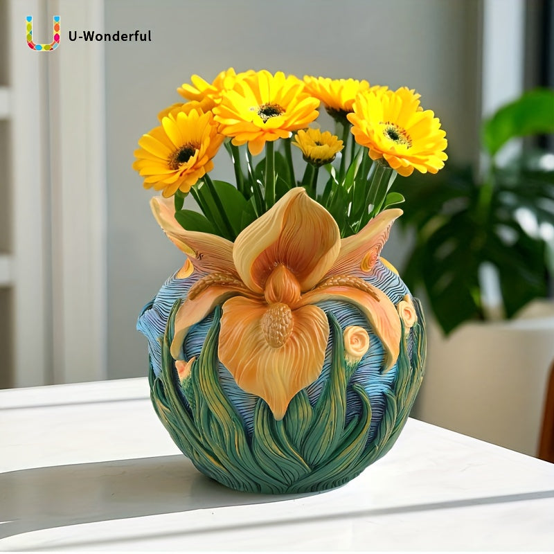 1pc Creative Flower Pot with Drainage Hole - Suitable for All Indoor and Outdoor Plants