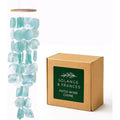 Turquoise Wind Chime - Large Outdoor\u002F Wind Chimes with Capiz Shells & Wood Beads