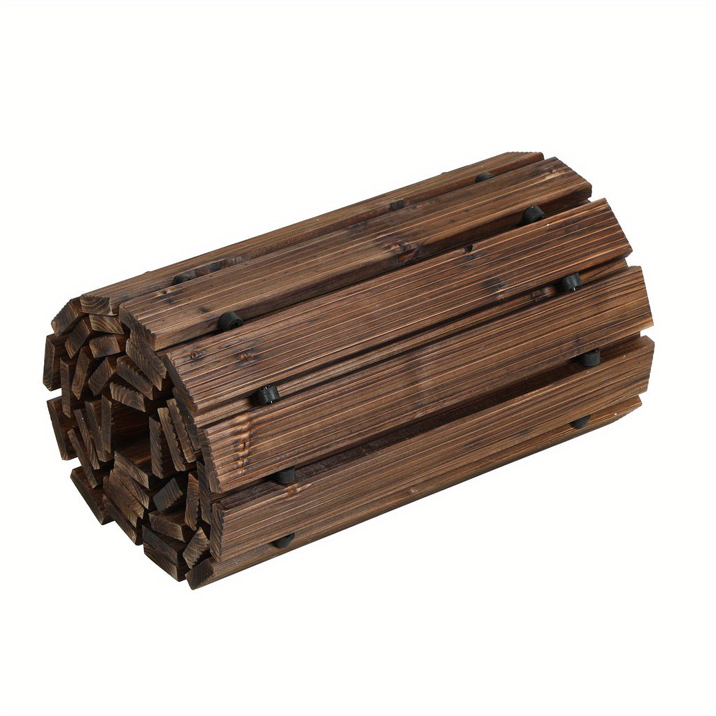 1pc Extra Long (8ft\u002F12ft Length Options) Wide 43cm Wooden Garden Pathway