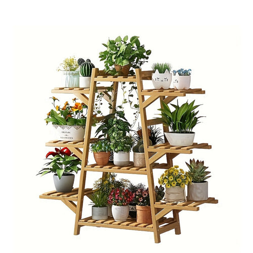 1pc Balcony Flower Rack Storage Rack Indoor Succulent Climbing Flower Rack Plant Planter Rack Modern Living Room Floor Stand Multi-Layer Storage Rack