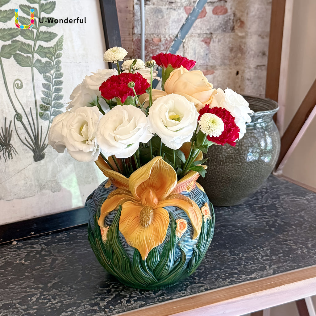 1pc Creative Flower Pot with Drainage Hole - Suitable for All Indoor and Outdoor Plants