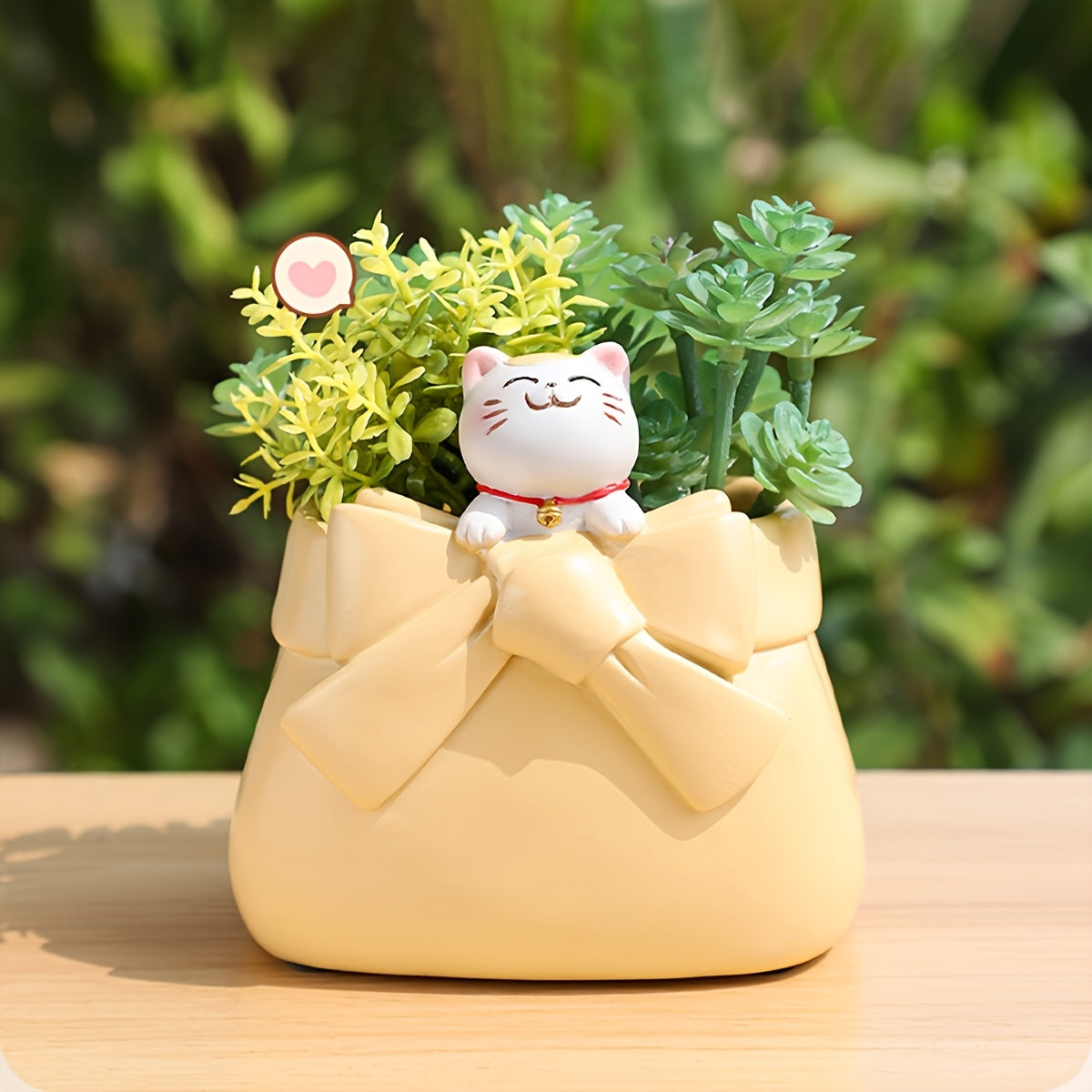 1pc Women's Handbag-Shaped Planter - Pastel Pink\u002FBlue\u002FGreen\u002F