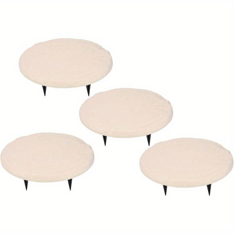 Heavy-Duty Garden Stepping Stones with Ground Stakes - Interlocking Pathway Stones